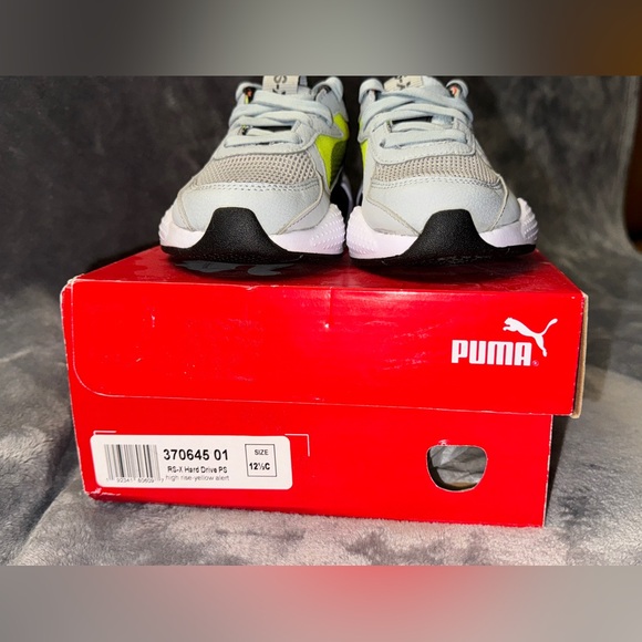 Puma RS-X Hard Drive PS size 12.5 kids high rise-yellow alert (Brand new in box) - Picture 5 of 11